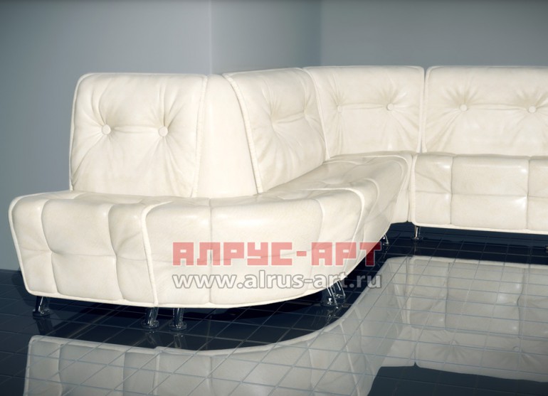 3D-проекты меблировки диванами «Санчо Лайт»